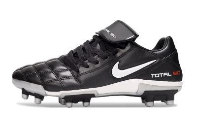Men's Nike Total 90 III FG Football Boots - Black/White/Red