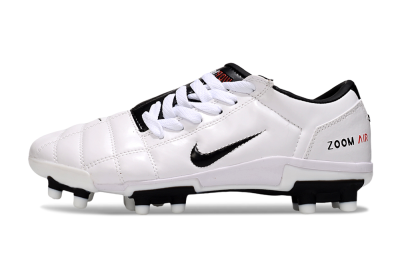 Men's Nike Air Zoom Total 90 III FG Football Boots - White/Black/Red