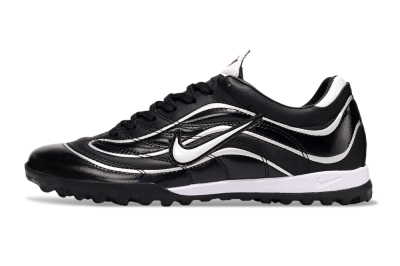 Men's Nike Mercurial R9 TF Football Shoes - Black/White