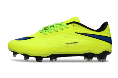 Unisex Nike Hypervenom Phantom FG Football Boots - Yellow/Black/Blue