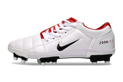 Men's Nike Air Zoom Total 90 III FG Football Boots - White/Black/Red