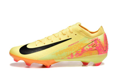 Men's Nike Air Zoom Mercurial Vapor 16 Elite FG Football Boots - Yellow/Black/Red
