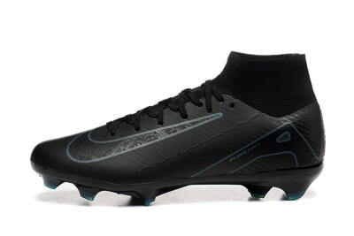 Men's Nike Air Zoom Mercurial Superfly 10 Elite FG Football Boots - Black/Blue