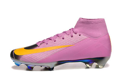 Men's Nike Air Zoom Mercurial Superfly 10 Elite FG Football Boots - Pink/Black/Yellow