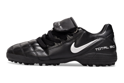Men's Nike Total 90 III TF Football Shoes - Black/White