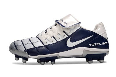 Men's Nike Total 90 III FG Football Boots - White/Blue/Grey