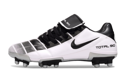 Men's Nike Total 90 III FG Football Boots - Black/White/Grey