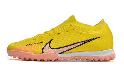 Unisex Nike Air Zoom Mercurial Vapor 15 Elite TF Football Shoes - Yellow/Pink/Black