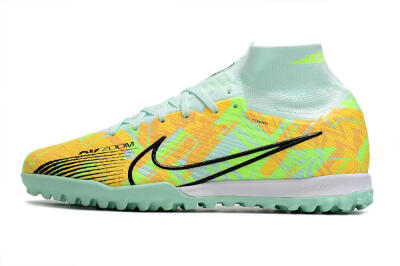 Unisex Nike Air Zoom Mercurial Superfly 9 Elite TF Football Shoes - Jade/Yellow/Black