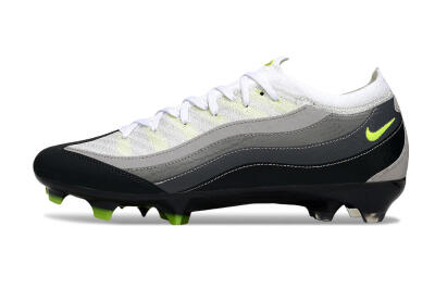 Unisex Nike Air Zoom Mercurial Vapor 16 Elite FG Football Boots - White/Grey/Black