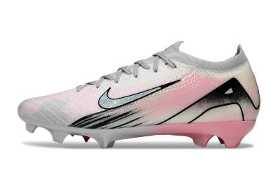 Unisex Nike Air Zoom Mercurial Vapor 16 Elite FG Football Boots - Pink/Silver/Black