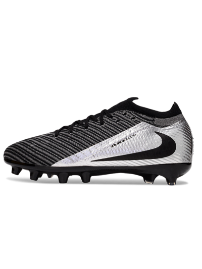Men's Nike Air Zoom Mercurial Vapor 16 Elite AG Football Boots - Black/Grey/Silver