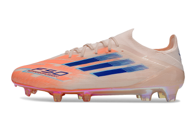 Men's Adidas F50 Elite FG Football Boots - Pink/Orange/Blue