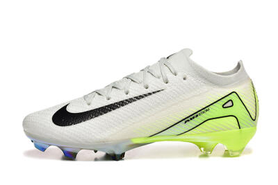 Men's Nike Air Zoom Mercurial Vapor 16 Elite FG Football Boots - White/Black/Yellow