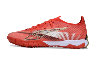 Men's Puma Ultra 5 Ultimate FG Football Boots - Red/White/Gold