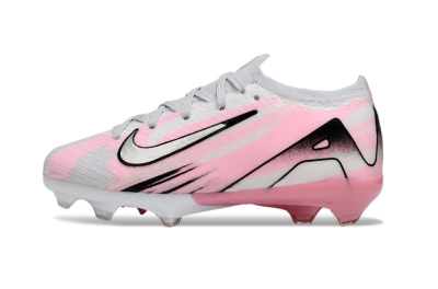 Kids Nike Air Zoom Mercurial Vapor 16 Elite FG Football Boots - Grey/Silver/Pink