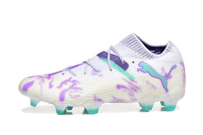 Men's Puma Future Ultimate FG Football Boots - White/Purple/Jade