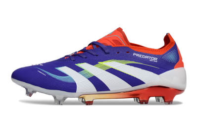 Unisex Adidas Predator 25 Elite FG Football Boots - Blue/White/Red