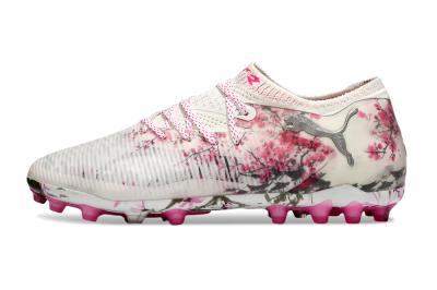 Men's Puma Future 8 Ultimate MG Football Boots - Beige/Black/Pink