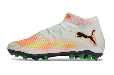 Men's Puma Future 8 Ultimate MG Football Boots - White/Red/Blue