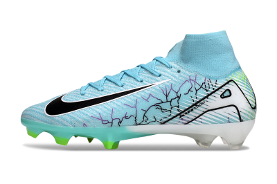 Unisex Nike Air Zoom Mercurial Superfly 10 Elite FG Football Boots - Jade/Black/White
