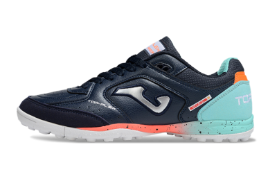 Men's Joma Top Flex TF Football Shoes - Blue/Silver/Jade