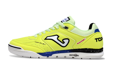 Men's Joma Top Flex IC Football Shoes - Yellow/Blue/White