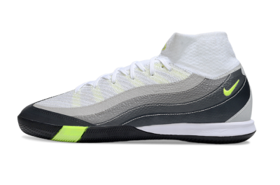 Men's Nike Air Zoom Mercurial Superfly 10 Elite IC Football Shoes - White/Grey/Black