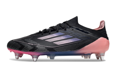 Men's Adidas F50 Elite SG Football Boots - Black/Blue/Pink