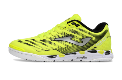 Men's Joma Top Flex IC Football Shoes - Yellow/Silver/Black