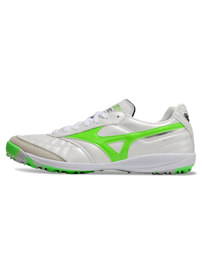 Men's Mizuno Morelia Neo 4 TF Football Shoes - White/Yellow/Grey