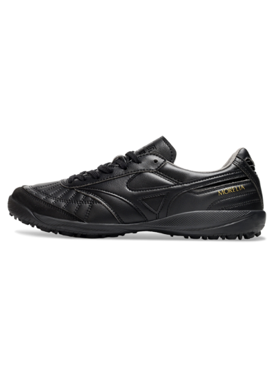 Men's Mizuno Morelia Neo 4 TF Football Shoes - Black/Gold