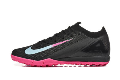 Men's Nike Air Zoom Mercurial Vapor 16 Elite TF Football Shoes - Black/Jade/Pink