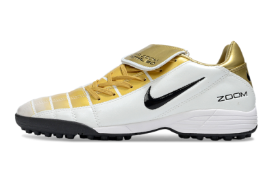Men's Nike Total 90 III TF Football Shoes - Gold/Beige/Black