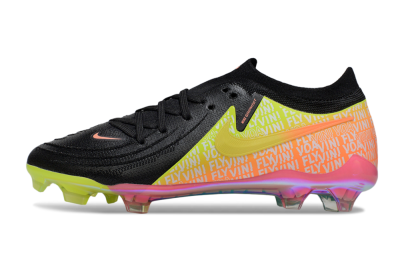 Men's Nike Phantom GX 2 Elite FG Football Boots - Black/Yellow/Orange
