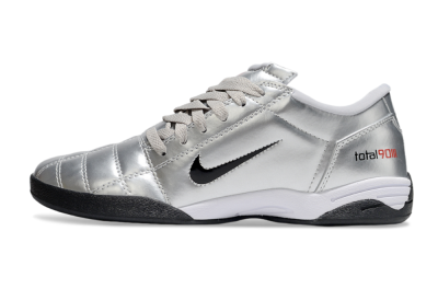 Unisex Nike Total 90 III IC Football Shoes - Silver/Black