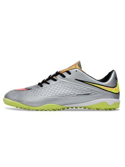 Men's Nike Hypervenom Phantom RGN SE TF Football Shoes - Silver/Yellow/Pink