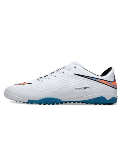 Men's Nike Hypervenom Phantom RGN SE TF Football Shoes - White/Blue/Orange