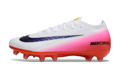 Unisex Nike Air Zoom Mercurial Vapor 16 Elite AG Football Boots - White/Blue/Pink