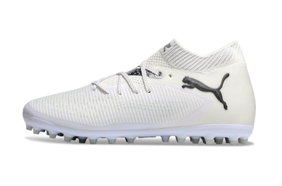 Men's Puma Future 8 Ultimate MG Football Boots - Beige/Black/White