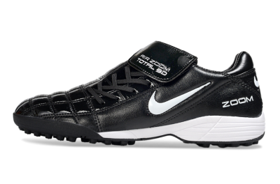 Men's Nike Air Zoom Total 90 III TF Football Shoes - Black/White