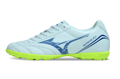 Men's Mizuno Morelia Neo 4 TF Football Shoes - Jade/Blue/Yellow