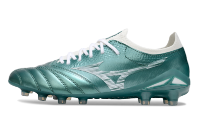 Men's Mizuno Morelia Neo 4 FG Football Boots - Jade/White