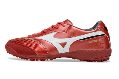 Men's Mizuno Morelia Neo 4 TF Football Shoes - Red/White/Black