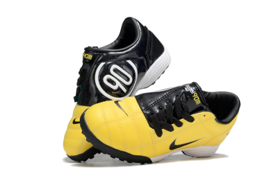 Kids Nike Total 90 III TF Football Shoes - Yellow/Black/White