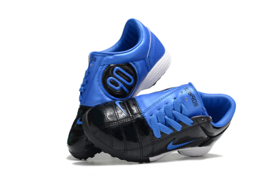 Kids Nike Total 90 III TF Football Shoes - Black/Blue/White
