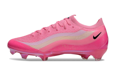 Unisex Nike Air Zoom Mercurial Vapor 16 Elite FG Football Boots - Pink/Beige/Black