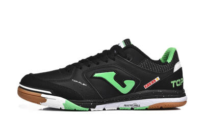 Men's Joma Top Flex IC Football Shoes - Black/Green/Red