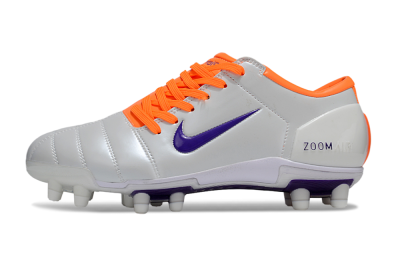 Men's Nike Air Zoom Total 90 III FG Football Boots - White/Purple/Red