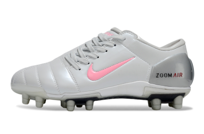 Men's Nike Air Zoom Total 90 III FG Football Boots - Silver/Pink/Red